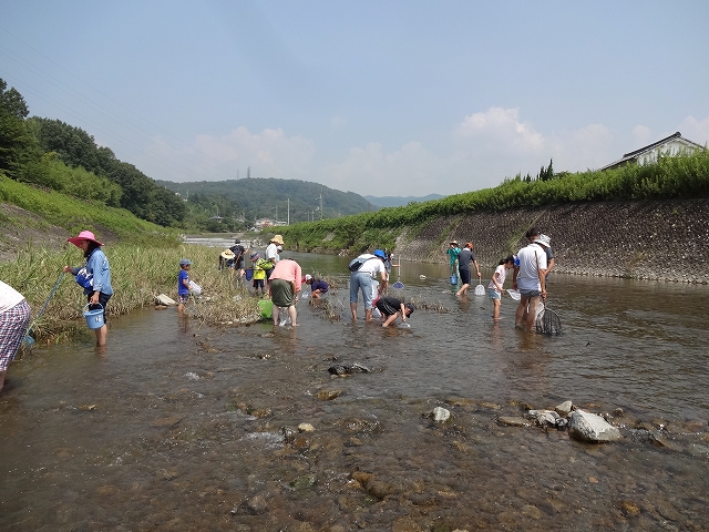 水が冷たくて気持ちいい